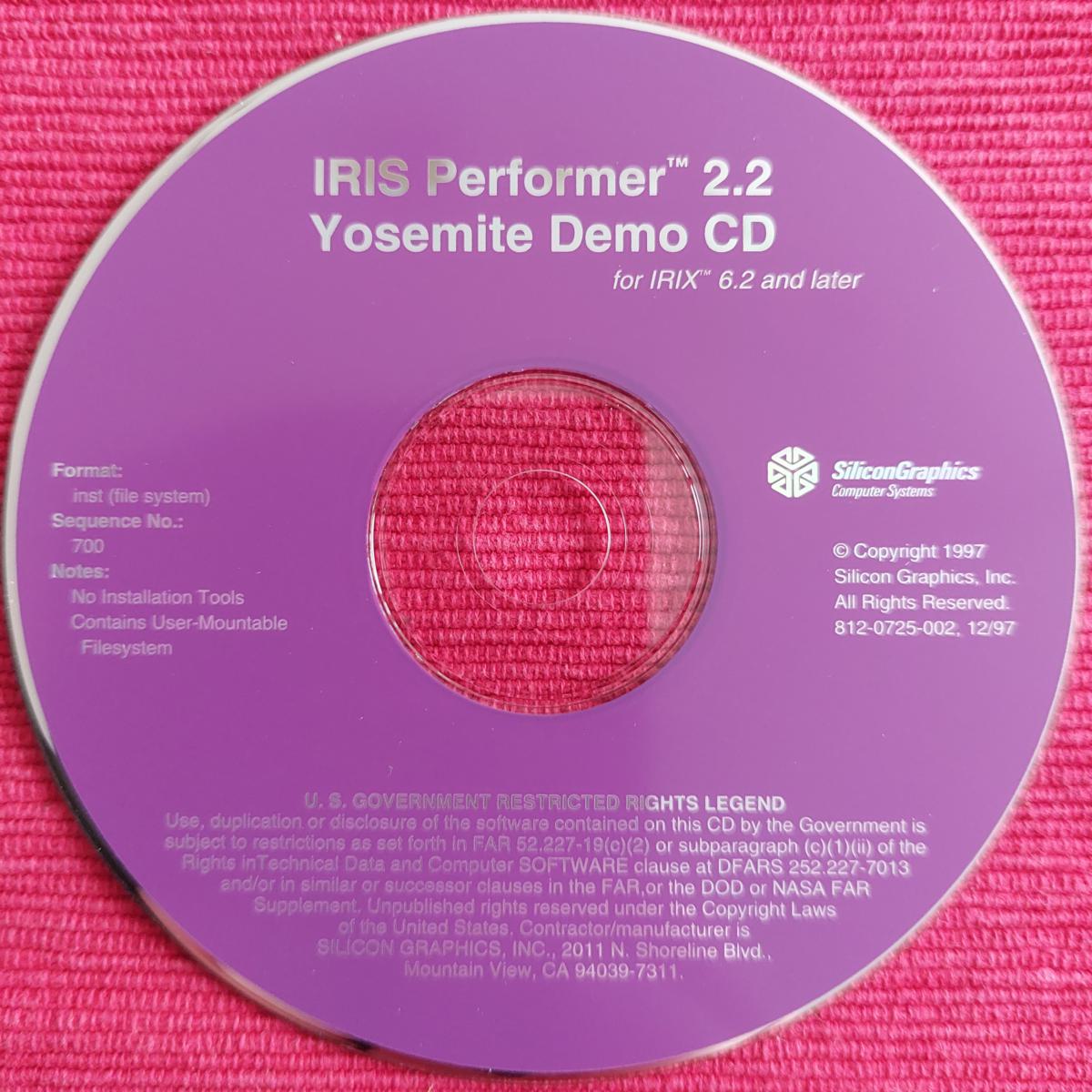 Performer Yosemite CD